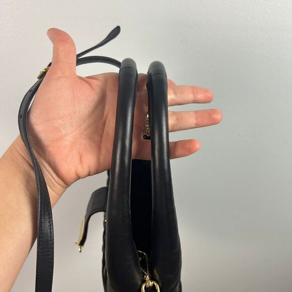 Miu Miu Matelassé Top Handle Leather Bag - gold hardware - Picture 12 of 14